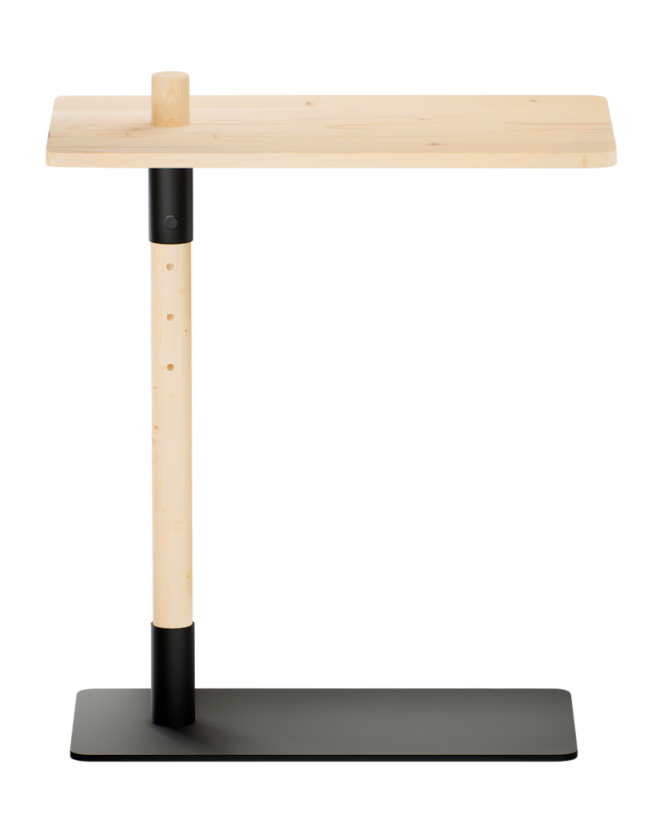 table ADJUST (stolík) - rozmer: 55x30 cm, farba: natural (lak)