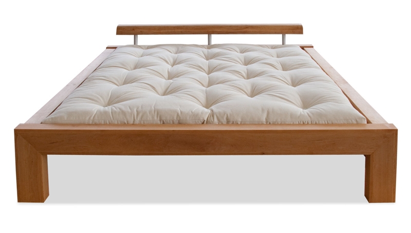 WOOD 02 natural adler bed (posteľ z jelše) - Farba: Natural adler, rozmer: 90*200 cm