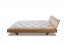WOOD 04 natural adler bed (posteľ z jelše) - Farba: Orech, rozmer: 90*200 cm