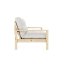 KNOB SOFA natural pine (pohovka z borovice) - Farba: karup natural, farba futonu: ivory 510