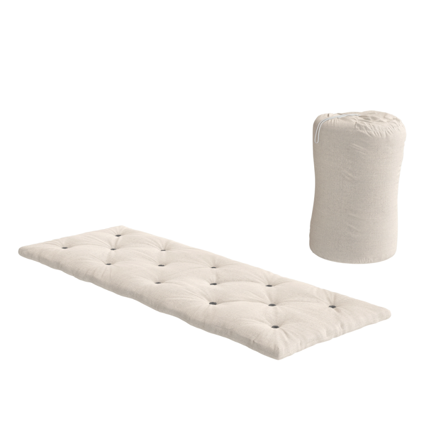 BED IN A BAG - rozmer: 70x190x5 cm, farba futonu: linen