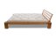WOOD 03 natural oak bed (posteľ z duba) - Farba: Natural oak, rozmer: 90*200 cm