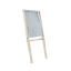 deckchair BOOGIE - lehátko (skladacie) - rozmer: 65x88x75 cm, farba futonu: clay brown, farba: neošetřené (bez oleja, bez laku)