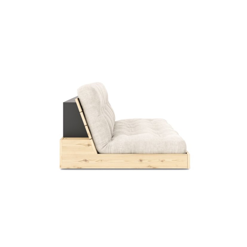 BASE SOFA natural pine (pohovka z borovice) - farba futonu: natural 701, farba: karup natural