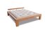 WOOD 02 natural adler bed (posteľ z jelše) - Farba: Natural adler, rozmer: 90*200 cm
