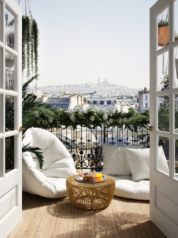 NIDO OUT™ - rozmer: 95x100x70 cm, farba futonu: white