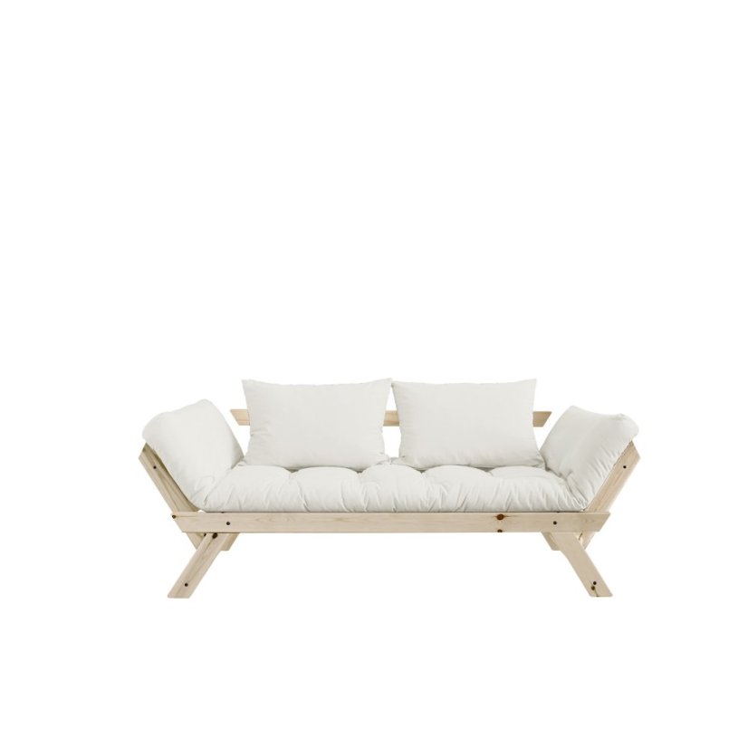 BEBOP SOFA natural pine (pohovka z borovice) - Farba: karup natural, farba futonu: natural 701
